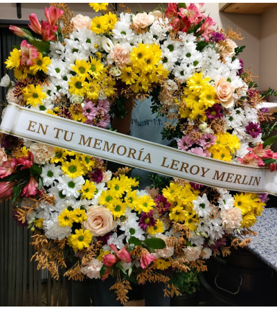 Coronas funerarias - Floristería Lore Bai Loradenda